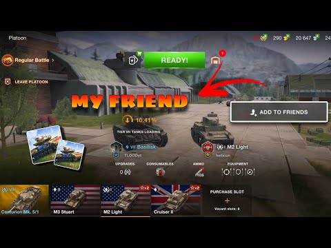 How to play with friend in world of tanks blitz