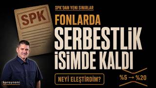 SPK Serbest Fon Düzenlemesi: 25 Lotta 2, 75 Lotta 1,5 Neden?