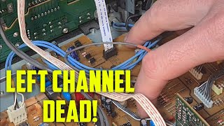 No sound out of the left channel? Soldering iron time! Sony K661S (another one!)