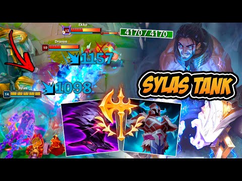 *NOVO* SYLAS TANK 4 MIL DE VIDA E MUITO DANO !! - LEAGUE OF LEGENDS