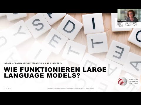 Prof. Dr. Iryna Gurevych, UKP Lab, TU Darmstadt – Large Language Models in Museums?