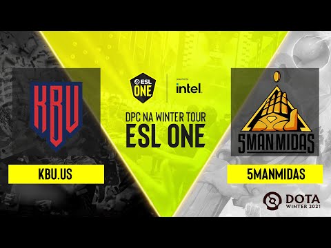 Dota2 - KBU.US vs. 5ManMidas - Game 3 - DPC NA Winter Tour - ESL One