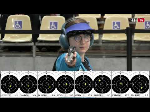 Girls' Cadet Pistol Final - French Championships 10/18 meters 2019