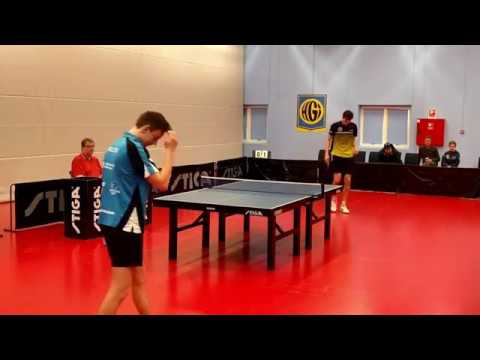 Bordtennis: Marius Dam - Andreas Dilling