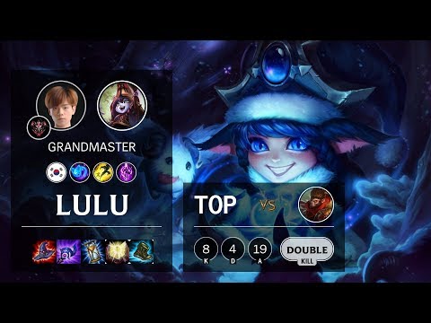 Lulu Top vs Wukong - KR Grandmaster Patch 10.10