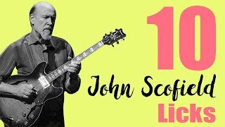 10 John Scofield Jazz Blues Licks (Bb7) - Guitar Lesson & Transcription With Tabs