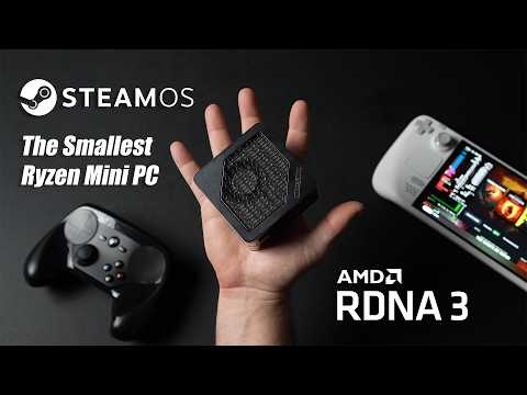 SteamOS on the Smallest Ryzen Powered Mini PC Is Crazy!
