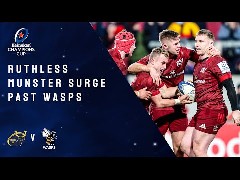 Highlights - Munster Rugby v Wasps -  Round 4 │Heineken Champions Cup Rugby 2021/22
