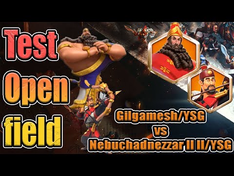 Test Field :Gilgamesh/Yi Seong-Gye vs Nebuchadnezzar II/Yi Seong-Gye in Rise of Kingdoms #rokchannel