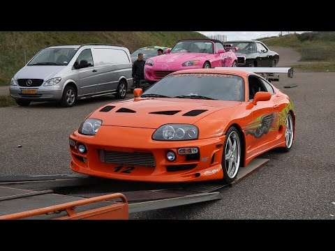 FAST & FURIOUS CARS AT FAN EVENT ZANDVOORT! (Brian's Eclipse, Original Supra & Dom's Charger)