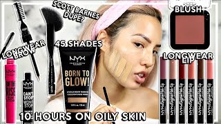 NEW RELEASES FROM NYX | BORN TO GLOW FOUNDATION + CAN'T STOP WON'T STOP LONGWEAR BROW & MORE