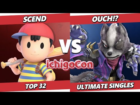 IchigoCon 2025 - Scend (Ness) Vs. Ouch!? (Wolf) Smash Ultimate - SSBU