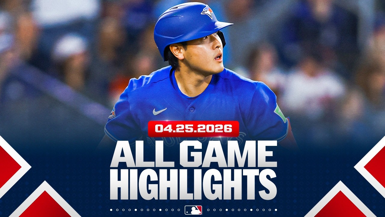 Highlights from ALL GAMES on 4/25 (Roki & Dodgers snap Cubs win streak, Okamoto heating up & MORE!)