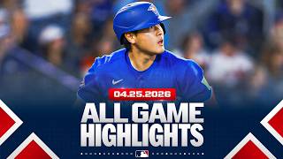 Highlights from ALL GAMES on 4/25 (Roki & Dodgers snap Cubs win streak, Okamoto heating up & MORE!)