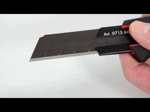 Würth Cuttermesser 2-K Griff 18mm inkl. 3 Abbrechklingen — Fenster