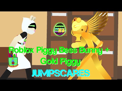 Roblox Piggy Bess and gold Piggy jumpscares| Sticknodes animation