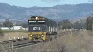 preview picture of video 'Ardglen bankers and other stuff : Australian trains and railroads'