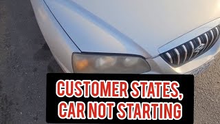 Hyundai Elantra No Crank, No Start Diagnostic  - 2006
