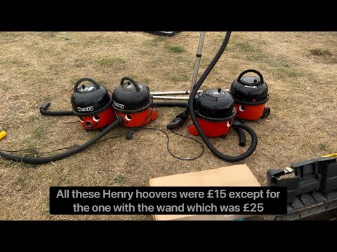 Vacuum cleaners at a carboot sale - Episode 6 [Summer 2025]