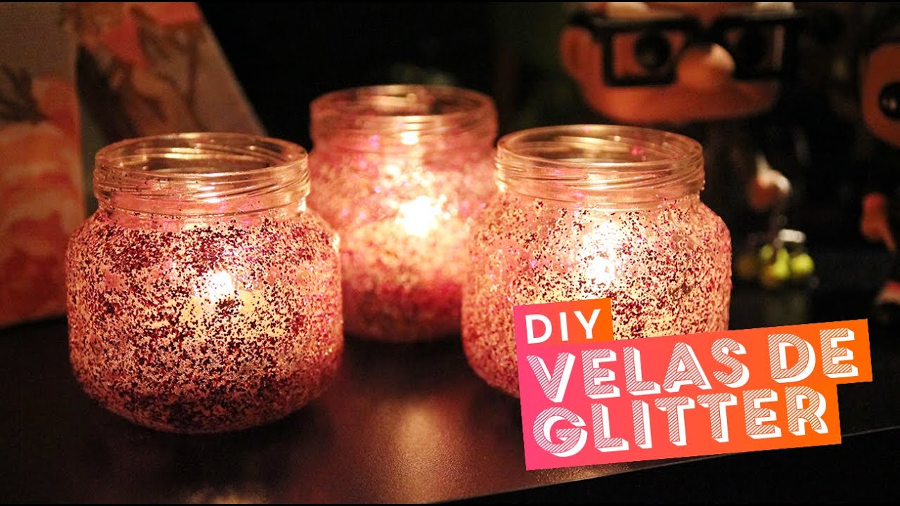 DIY: potinhos de glitter para botar velas • Karol Pinheiro