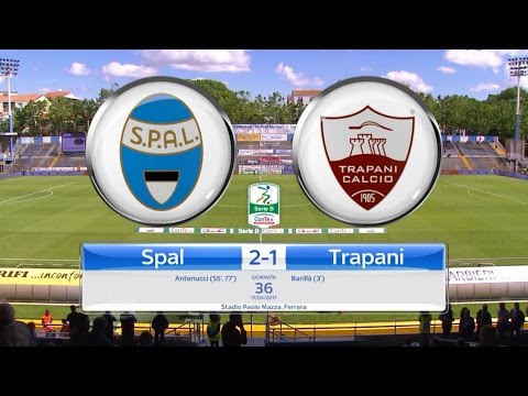 Highlights Spal-Trapani 2-1, 36^ Giornata SerieB 17.04.17 ©TrapaniCalcio.it