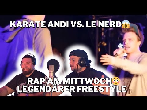 KARATE ANDI vs LE NERD 😂 RAP AM MITTWOCH FREESTYLE LEGENDÄR 😱