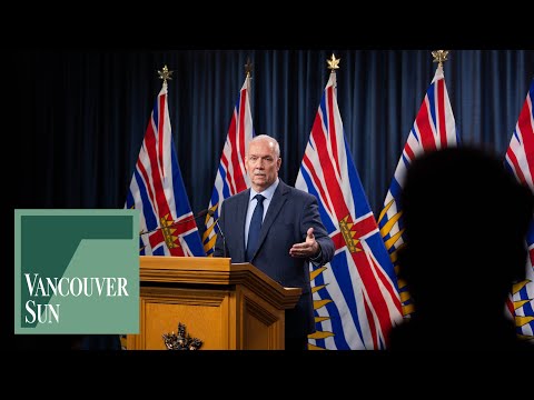 Premier Answers Question From The Media On Future Of Royal Bc Museum