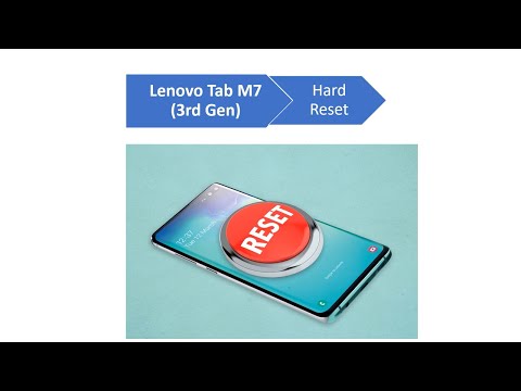 How to Hard Reset Lenovo Tab M7 3rd Gen – Pattern Unlock