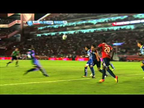 Ocasiones de gol Caicedo. Independiente 0 Godoy Cruz 0. Torneo Final 2013. Fútbol Para Todos.