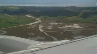 preview picture of video 'Landing at Dunedin airport'