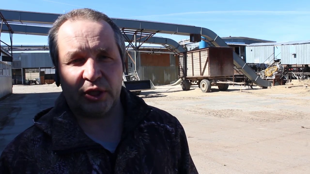 Производство топливной щепы, рубительная машина РБ-55 - проект Молом