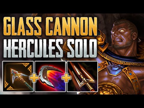 DONT SLEEP ON CRITULES! Hercules Solo Gameplay (SMITE Ranked Conquest)
