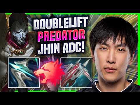 DOUBLELIFT TRIES NEW META JHIN PREDATOR! - Doublelift Plays Jhin ADC vs Xayah! | Preseason 2022