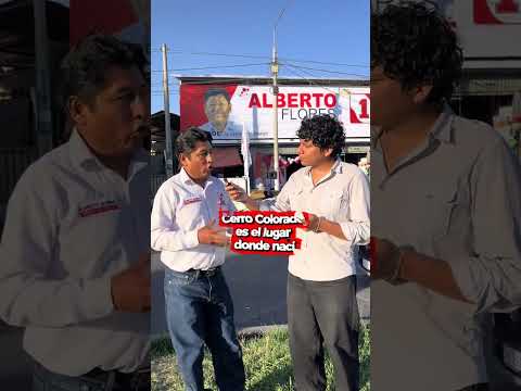 UN PING PONG CON ALBERTO FLORES EL MOTOR DEL CAMBIO CANDIDATO A LA ALCALDÍA DE CERRO COLORADO