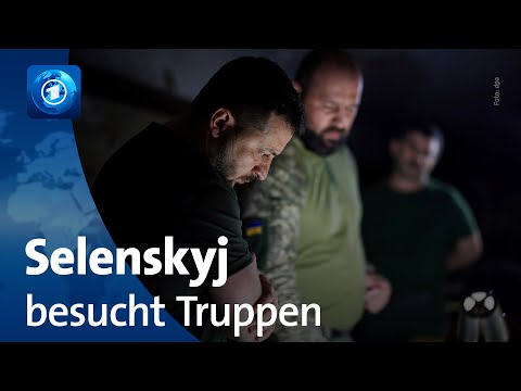 Truppenbesuch in Ostukraine: Selenskyj besucht Front in Luhansk