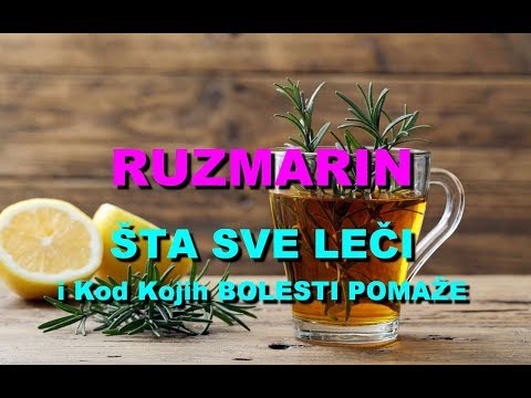 RUZMARIN - ŠTA SVE LEČI i Kod Kojih BOLESTI POMAŽE