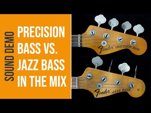 Precision Bass vs. Jazz Bass - Bass Comparison (no talking)