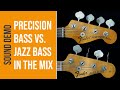 Precision Bass vs. Jazz Bass - Bass Comparison (no talking)