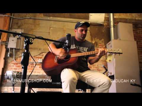 Martin D-15M Burst Acoustic Guitar Review allenmusicshop.com