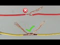 Awesome Idea! How to Twist Electric Wire Together | Properly Joint Electrical Wire | Part 1
