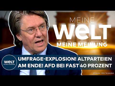 DEUTSCHLAND: Umfrage-Explosion! Union, Grüne SPD – Altparteien am Ende! AFD bei fast 40 Prozent!