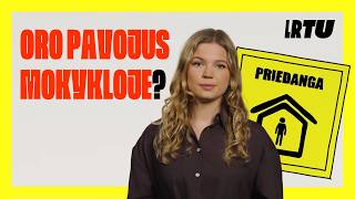 Ką daryti per oro pavojų mokykloje?