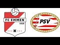 SAMENVATTING FC EMMEN VS PSV ALLE GOALS