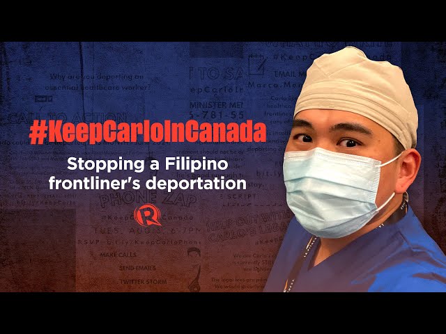 [WATCH] #KeepCarloInCanada: Stopping the deportation of a Filipino frontliner