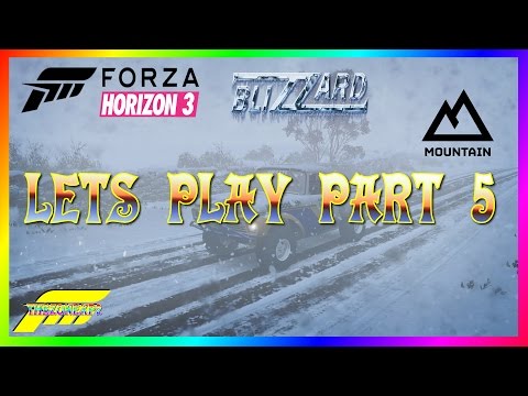 Forza Horizon 3 Blizzard Mountain Lets Play Part 5