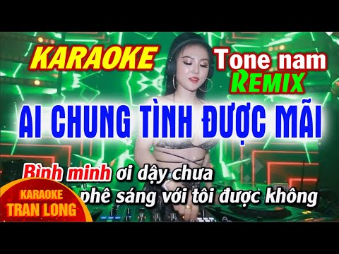 [Karaoke] Bình minh ơi dậy chưa ... | Tone nam (G) - Remix