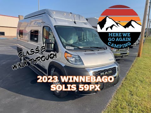 Class B New 2023 Winnebago Solis 59PX Dodge Ram camper van tour