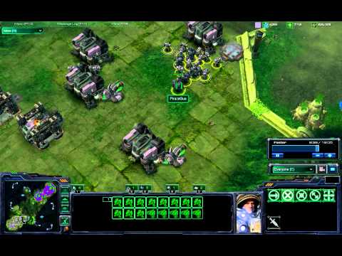 Starcraft 2 SC4D #9 - Zerg vs. MMball
