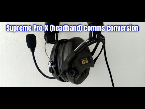 Headband Comms conversion for Sordin Supreme