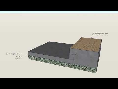 Cấu tạo nền kho lạnh bê tông